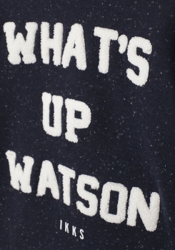 IKKS garcon cargo hooded sweatshirt navy